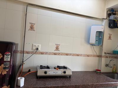 Kitchen Image of 640 Sq.ft 1 BHK Apartment / Flat for rent in Surya Upvan CHS, Pokhran- 2 Thane for Rs. 32500