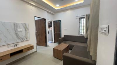 Living Room Image of 650 Sq.ft 1 BHK Apartment / Flat for rent in Scheme No 114 Indore for Rs. 21000