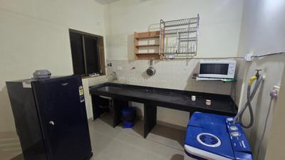 Kitchen Image of 750 Sq.ft 1 BHK Apartment / Flat for rent in Palacio Regalo Phase I, Maina, Goa Velha Goa for Rs. 25000