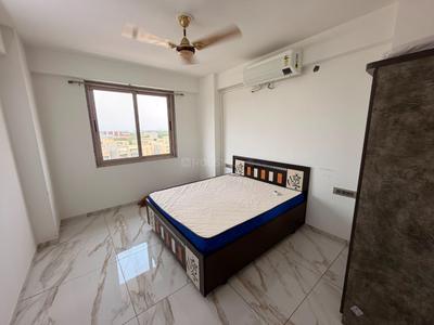 Bedroom Image of 1305 Sq.ft 2 BHK Apartment / Flat for rent in Swagat Queens Land, Sargasan Gandhinagar for Rs. 27000
