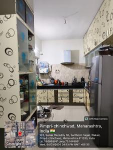 Kitchen Image of 1030 Sq.ft 2 BHK Apartment / Flat for sale in Kumar Piccadilly, Tathawade Pune for Rs. 9600000