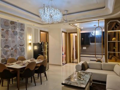 Living Room Image of 1200 Sq.ft 4 BHK Apartment / Flat for sale in Hans Luxury Floor, Hastsal New Delhi for Rs. 7800001