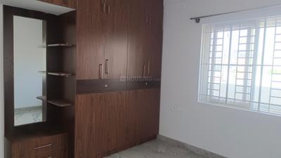 Bedroom Image of 1200 Sq.ft 2 BHK Builder Floor for rent in Thanisandra Bengaluru for Rs. 28000