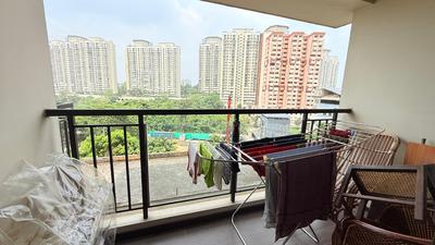 Balcony Image of 1425 Sq.ft 3 BHK Apartment / Flat for sale in SFS Silicon Hills and Medows, Kakkanad Kochi for Rs. 11800000