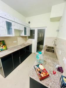 Kitchen Image of 1532 Sq.ft 3 BHK Apartment / Flat for rent in Okas Residency, Sushant Golf City Lucknow for Rs. 25000