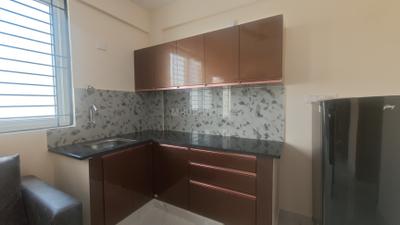 Kitchen Image of 505 Sq.ft 1 BHK Builder Floor for rent in Arakere Bengaluru for Rs. 20000