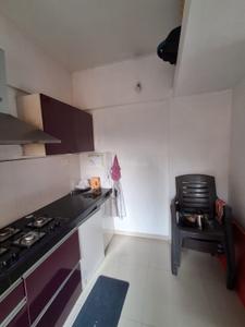 Kitchen Image of 750 Sq.ft 1 BHK Apartment / Flat for rent in Long Island, Charholi Budruk Pune for Rs. 23000