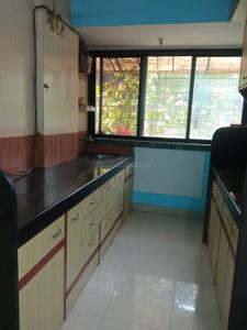 Kitchen Image of 442 Sq.ft 1 RK Apartment / Flat for rent in Thane West Thane for Rs. 24000