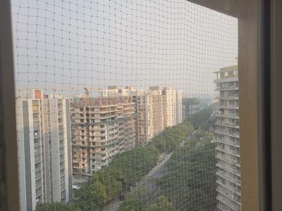 Balcony Image of 1350 Sq.ft 3 BHK Apartment / Flat for rent in Adani The Meadows, Shantigram Ahmedabad for Rs. 45000