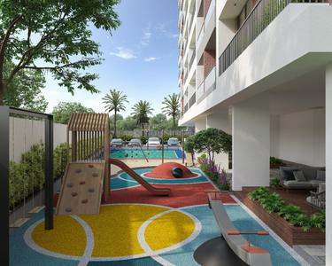 Image of 1296 Sq.ft 2 BHK Apartment / Flat for sale in Digvijay Valencia Crest, Bhesan, Surat for Rs. 4342000