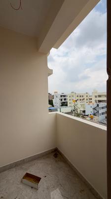 Balcony Image of 650 Sq.ft 1 BHK Builder Floor for rent in HSR Layout Bengaluru for Rs. 31000