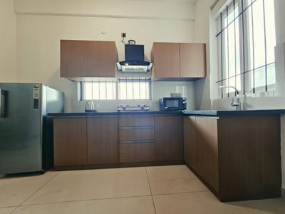 Kitchen Image of 600 Sq.ft 1 RK Apartment / Flat for rent in Indira Nagar Bengaluru for Rs. 40000
