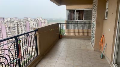 Balcony Image of 1100 Sq.ft 3 BHK Apartment / Flat for rent in Gaurs Siddhartham, Siddharth Vihar Ghaziabad for Rs. 24500