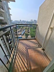 Balcony Image of 950 Sq.ft 2 BHK Apartment / Flat for rent in Lushlife Impero Building A And B, Handewadi Pune for Rs. 16999