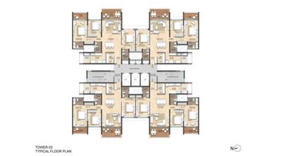 Image of 1485 Sq.ft 2.5 BHK Apartment / Flat for sale in Lodha Mirabelle, Thanisandra, Bengaluru for Rs. 27500000