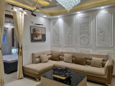 Living Room Image of 810 Sq.ft 3 BHK Apartment / Flat for sale in Dwarka Mor New Delhi for Rs. 5500000