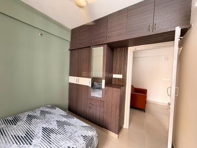 Bedroom Image of 1050 Sq.ft 2 BHK Builder Floor for rent in Hoodi Bengaluru for Rs. 47000