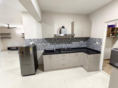 Kitchen Image of 2400 Sq.ft 4 BHK Apartment / Flat for rent in SJR Vogue Residences, Whitefield Bengaluru for Rs. 115000