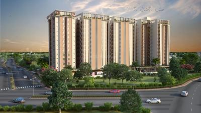 Image of 843 Sq.ft 2 BHK Apartment / Flat for sale in Evershine Royal Orchid, Raipura, Kota for Rs. 2350000