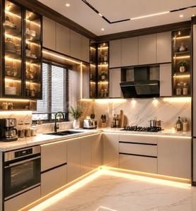 Kitchen Image of 2278 Sq.ft 3 BHK Apartment / Flat for sale in Godrej River Royale, Mahalunge Pune for Rs. 29200000