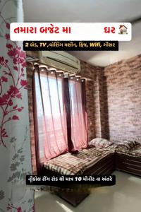 Living Room Image of 558 Sq.ft 1 RK Apartment / Flat for rent in Sakar Raj Residency, Kathwada Ahmedabad for Rs. 11000