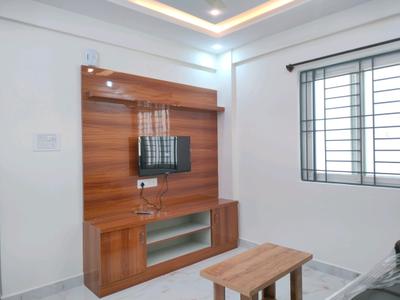 Living Room Image of 1000 Sq.ft 1 BHK Builder Floor for rent in BTM Layout Bengaluru for Rs. 24000