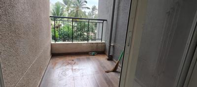 Balcony Image of 550 Sq.ft 1 BHK Apartment / Flat for rent in Paranjape Richmond Park, Rahatani Pune for Rs. 22000