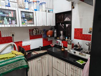 Kitchen Image of 450 Sq.ft 1 BHK Apartment / Flat for sale in Kandivali West Mumbai for Rs. 9000000