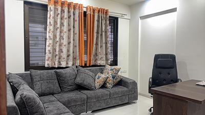 Living Room Image of 1500 Sq.ft 3 BHK Apartment / Flat for rent in Govind Nagar Nashik for Rs. 28000