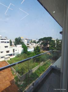 Balcony Image of 1450 Sq.ft 3 BHK Apartment / Flat for rent in R.K. Hegde Nagar Bengaluru for Rs. 40000