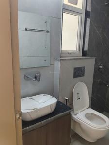 Bathroom Image of 1254 Sq.ft 1 BHK Independent House for rent in Sector 46 Gurgaon for Rs. 40000