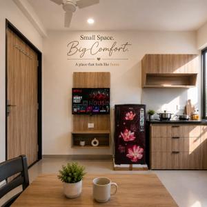 Hall Image of 300 Sq.ft 1 BHK Apartment / Flat for rent in Scheme No 140 Indore for Rs. 20000