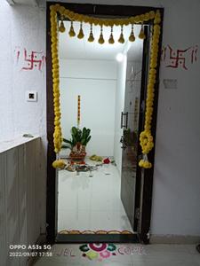 Kitchen Image of 800 Sq.ft 2 BHK Apartment / Flat for rent in Krushnai Impirio, Ravet Pune for Rs. 23000
