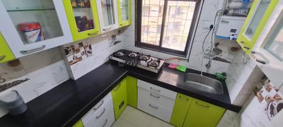 Kitchen Image of 500 Sq.ft 1 BHK Apartment / Flat for sale in Squarefeet Grand Square, Kasarvadavali Thane for Rs. 6500000