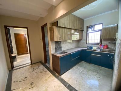 Kitchen Image of 1800 Sq.ft 3 BHK Builder Floor for rent in Kirti Nagar New Delhi for Rs. 55000