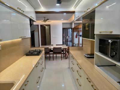 Kitchen Image of 1705 Sq.ft 3 BHK Apartment / Flat for rent in Global Riva, Kodailbail Mangalore for Rs. 55000
