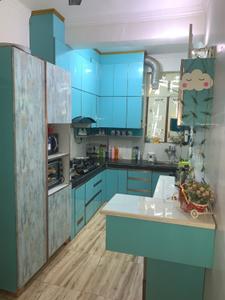 Kitchen Image of 1200 Sq.ft 3 BHK Apartment / Flat for sale in Khurram Nagar Lucknow for Rs. 7000000
