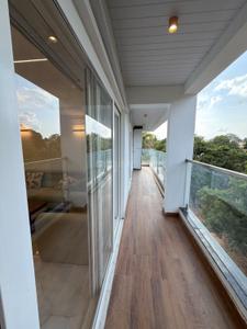 Balcony Image of 2100 Sq.ft 3 BHK Apartment / Flat for rent in Cooke Town Bengaluru for Rs. 140000