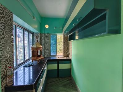 Kitchen Image of 1280 Sq.ft 3 BHK Apartment / Flat for sale in Dum Dum Kolkata for Rs. 10700000