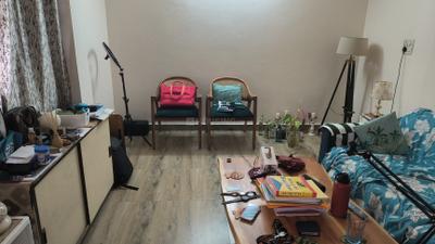 Living Room Image of 1100 Sq.ft 2 BHK Apartment / Flat for rent in Green View Apartments, Sector 19 Dwarka New Delhi for Rs. 25000