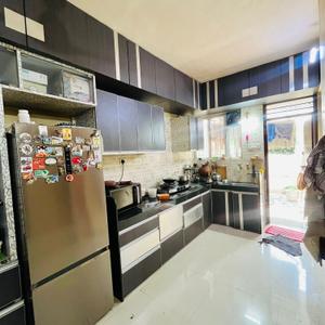 Kitchen Image of 1500 Sq.ft 3 BHK Independent House for sale in Shewalewadi Pune for Rs. 17000000