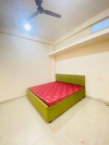 Bedroom Image of 400 Sq.ft 1 BHK Builder Floor for rent in Mahalakshmi Nagar Indore for Rs. 12500
