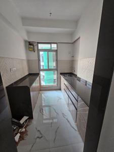 Kitchen Image of 530 Sq.ft 1 BHK Apartment / Flat for rent in The Meridian Towers, Ghatkopar West Mumbai for Rs. 48000