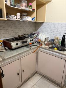 Kitchen Image of 250 Sq.ft 1 BHK Builder Floor for rent in Sector 6 Panchkula for Rs. 20000
