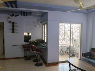 Living Room Image of 1350 Sq.ft 3 BHK Apartment / Flat for rent in Jodhpur Ahmedabad for Rs. 33000
