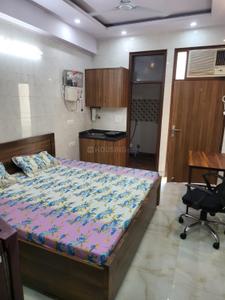 Bedroom Image of 320 Sq.ft 1 RK Builder Floor for rent in Karol Bagh New Delhi for Rs. 13092