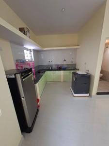 Kitchen Image of 600 Sq.ft 1 BHK Independent House for rent in Teachers Colony Bengaluru for Rs. 30000