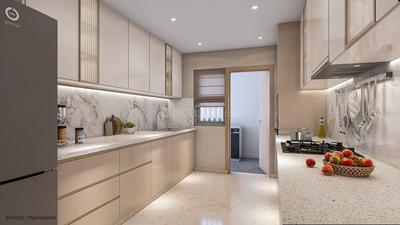 Kitchen Image of 2523 Sq.ft 3 BHK Apartment / Flat for sale in Purva Meraki, Harlur Bengaluru for Rs. 40000000