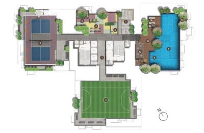 Image of 1790 Sq.ft 3 BHK Apartment / Flat for sale in Disha Symphony Heights, Visthar, Bengaluru for Rs. 17753000