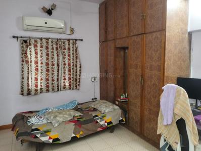 Bedroom Image of 400 Sq.ft 1 RK Villa for rent in Prahlad Nagar Ahmedabad for Rs. 16500